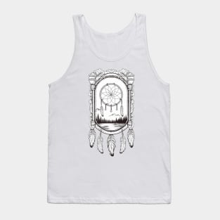 Dream catcher B&W 2 Tank Top